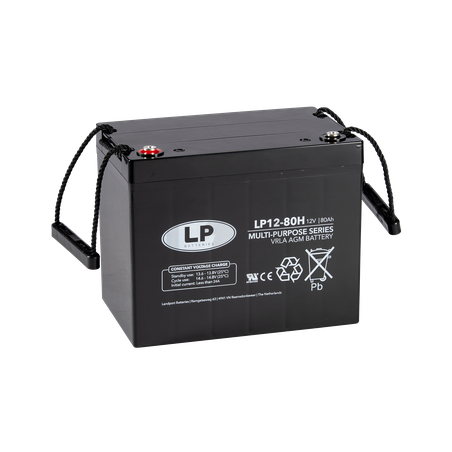 Batterie VRLA AGM LP80-12H Landport 12v 80ah