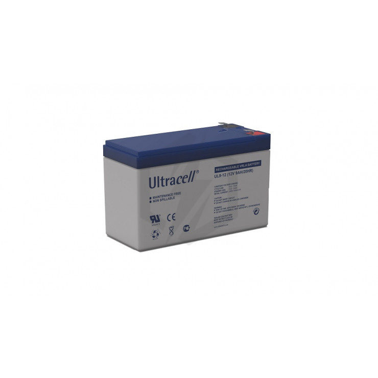 Batterie plomb étanche UL9-12 Ultracell 12v 9ah