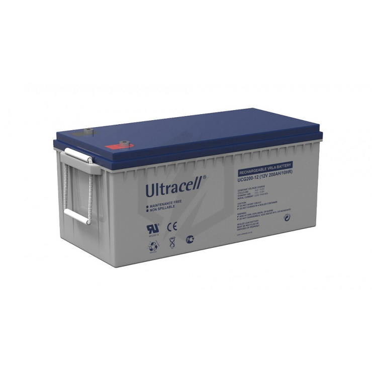 Ultracell - Batterie gel 12V 200Ah : : Auto et Moto