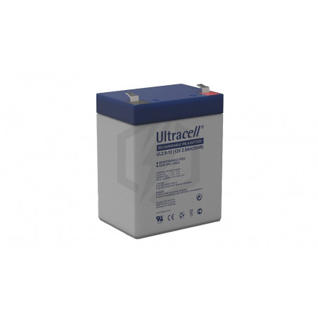 Batterie plomb étanche UL2.9-12 Ultracell 12v 2.9ah