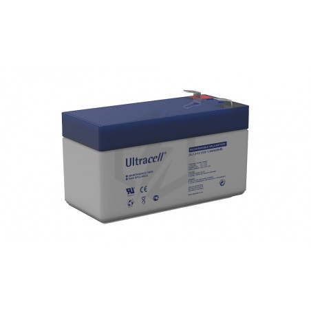 Batterie plomb étanche UL1.3-12 Ultracell 12v 1.3ah