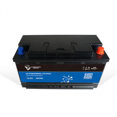 Batterie LiFePO4 ULS-12-100 12.8V 100ah Ultimatron BMS L05