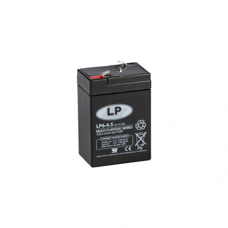 Batterie VRLA AGM LP6-4.5 Landport 6V 4.5ah