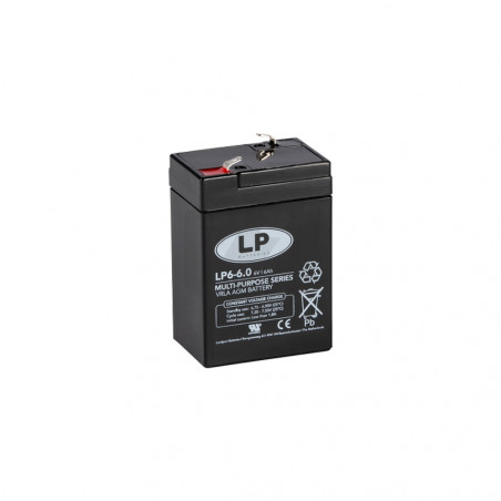 Batterie VRLA AGM LP6-6 Landport 6V 6ah