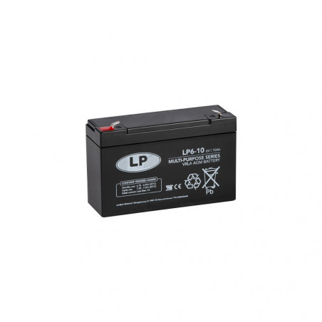 Batterie VRLA AGM LP6-10 Landport 6V 10ah