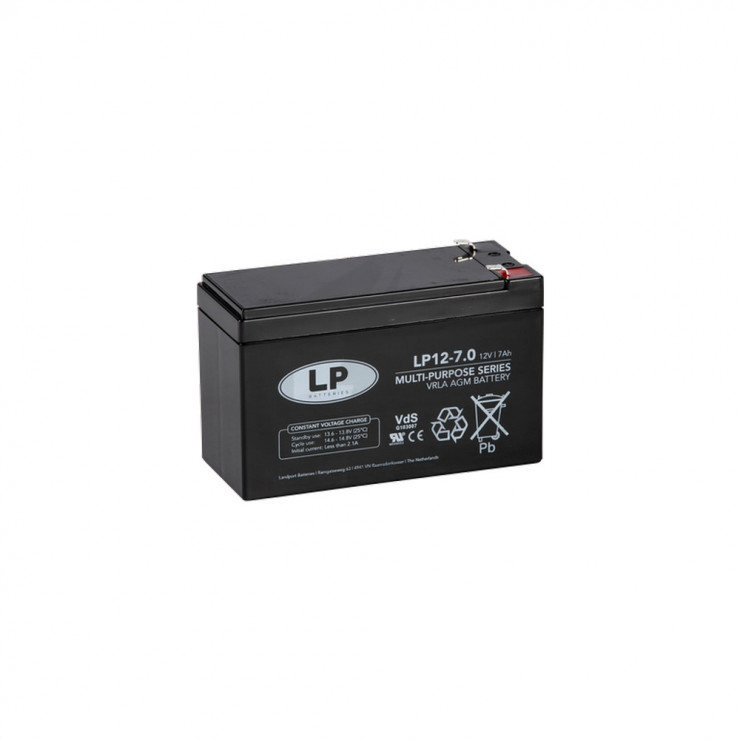 Batterie VRLA AGM LP12-7 T1 VDS Landport 12V 7ah