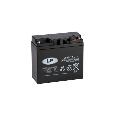 Batterie VRLA AGM LP12-17 VDS Landport 12V 17ah