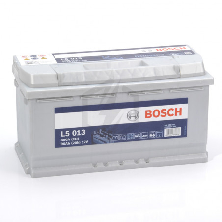 Batterie décharge lente Bosch L5013 12v 90ah 0092L50130 X5D