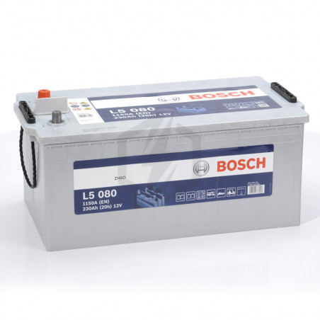 Batterie décharge lente Bosch L5080 12v 230ah 0092L50800