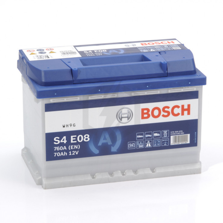 Batterie Bosch EFB S4E08 12v 70ah 760A 0092S4E081 L3D