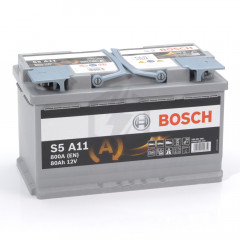 Batterie Bosch AGM S5A11 12v 80ah 800A 0092S5A110 L4D