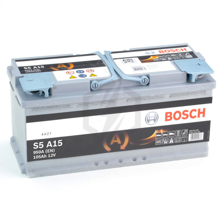 Batterie Bosch AGM S5A15 12v 105ah 950A 0092S5A150 L6D