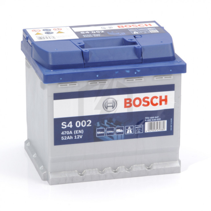 Batterie Bosch S4002 12v 52ah 470A 0092S40020 L1D