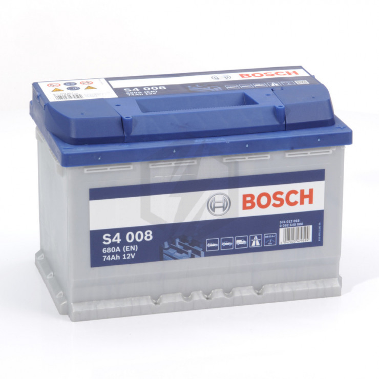 BOSCH - Batterie voiture 12V 74AH 680A (n°S4008) - Carter-Cash