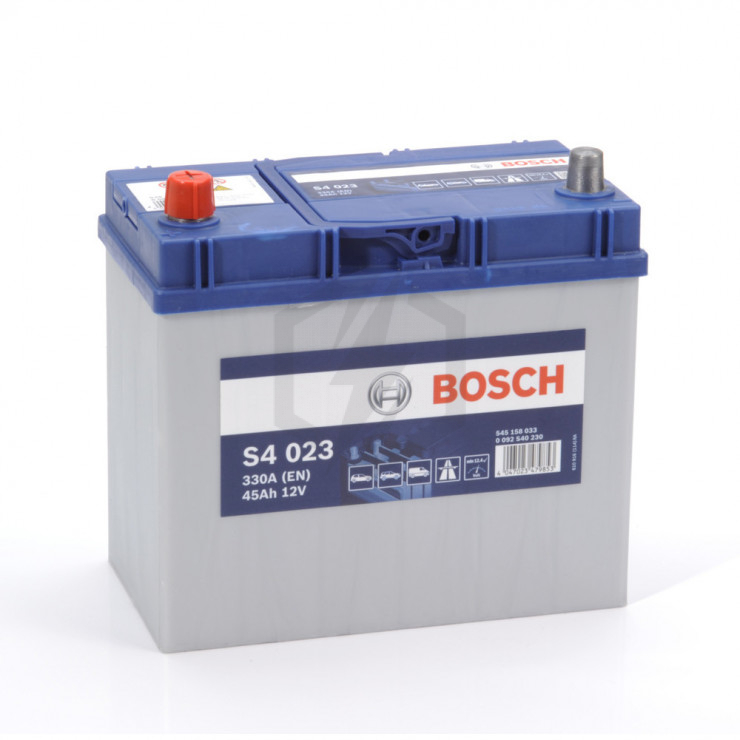 Bosch PP023 - Batterie auto - 45A/H 330A - technologie plomb-acide - Pour  véhicules sans système Start&Stop BOSCH - Batterie - Démarrage -  Éléctricité