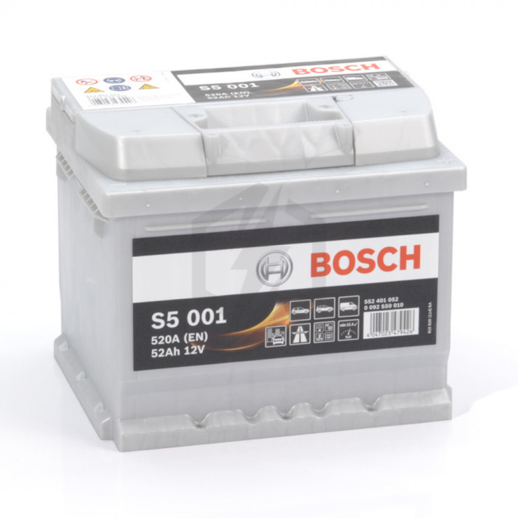 Batterie Bosch S5001 12v 52ah 520A 0092S50010 LB1D