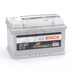 Batterie Bosch S5007 12v 74ah 750A 0092S50070 LB3D