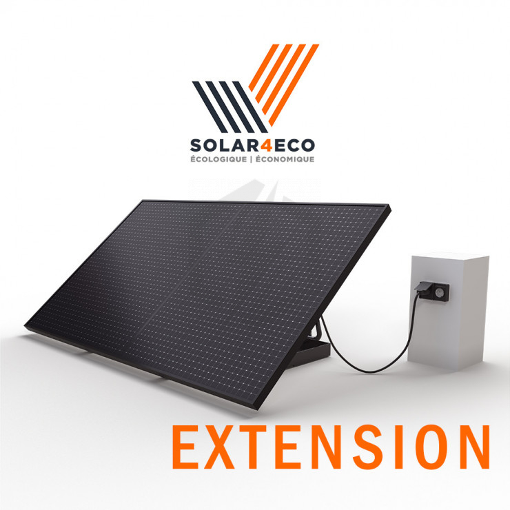 Extension Kit prêt à brancher panneaux solaire Solar4eco 400W - Sunology  Play station