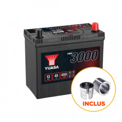 Batterie Yuasa SMF YBX3053 12V 45ah 400A B24D+J