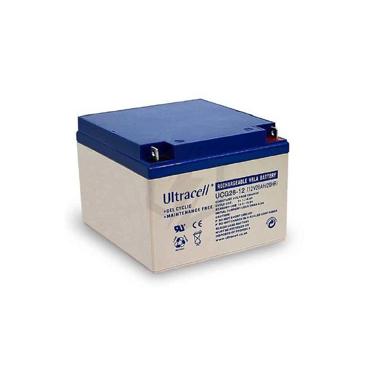 Batterie Gel Ultracell UCG26-12 12v 26ah Batterie Gel Ultracell UCG26-12 12v 26ah