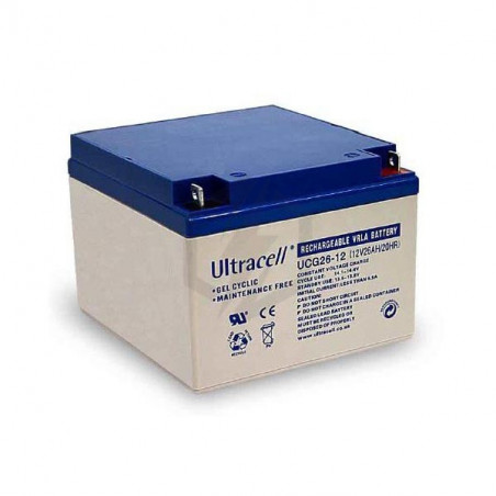 Batterie Gel Ultracell UCG26-12 12v 26ah