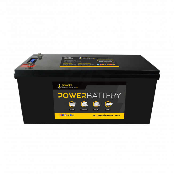 Batterie LITHIUM Fer Phosphate (LiFePO4) 12.8V 200ah Power Battery