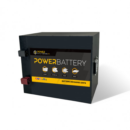 Batterie LITHIUM Fer Phosphate (LiFePO4) 12.8V 100ah Power Battery L5