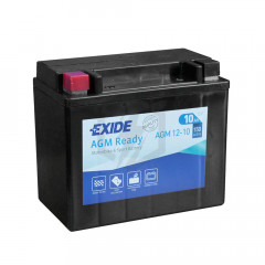 Batterie moto Exide AGM12-10 YTX12-BS 12v 10ah 150A