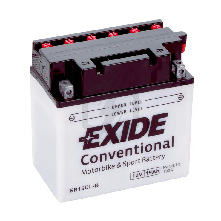 Batterie moto Exide EB16CL-B YB16CL-B 12v 19ah 190A