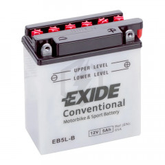 Batterie moto Exide EB5L-B YB5L-B 12v 5ah 65A