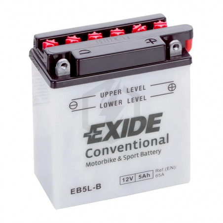 Batterie moto Exide EB5L-B YB5L-B 12v 5ah 65A