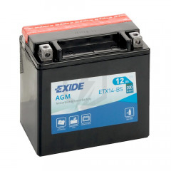 Motorradbatterie Gel YTX14-BS / FTX14-BS / NTX14-BS 12V 12Ah