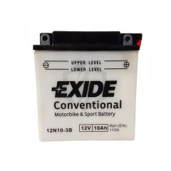 Batterie moto Exide 12N10-3B 12v 10ah 110A