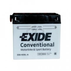 Batterie moto Exide E60-N30L-A Y60-N30L-A 12v 30ah 300A