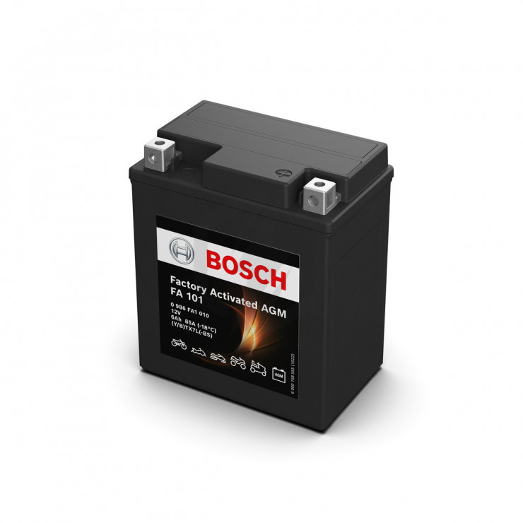 IntAct GEL12-7L-BS - Gel Motorradbatterie - 12V, 6Ah, 120A