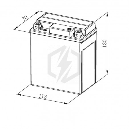 Batterie moto Bosch FA101 YTX7L-BS 12V 6AH 85A