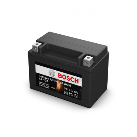 Batterie moto Bosch FA102 YTX9-BS 12V 8AH 120A