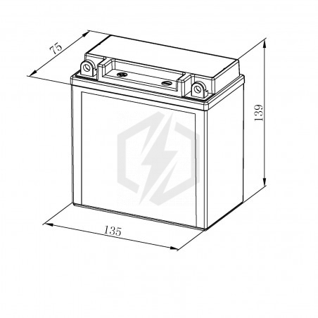 Batterie moto Bosch FA103 YB9-B YT9B 12N9-4B-1 12V 9AH 100A