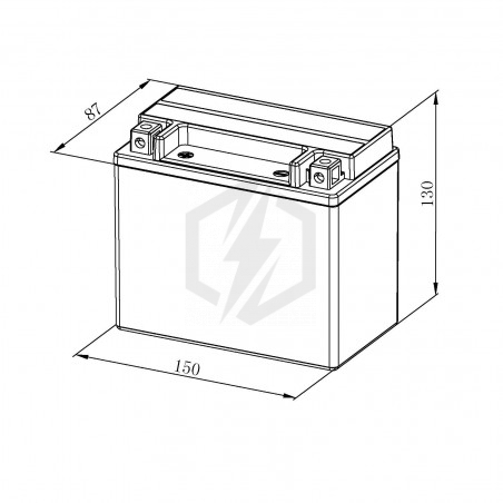 Batterie moto Bosch FA104 YTX12-BS 12V 10AH 180A