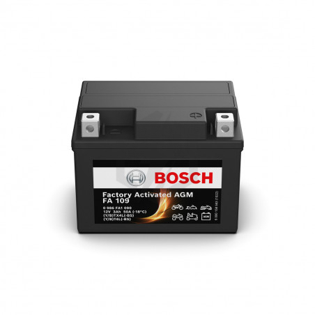 Batterie moto Bosch FA109 YTX4L-BS YT4L12V 3AH 50A