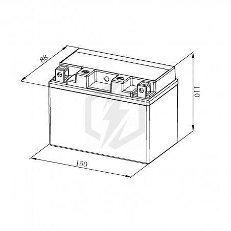 Batterie moto Bosch FA113 YTZ14S 12V 11.2AH 220A