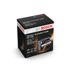 Batterie moto Bosch FA116 YB10L-A2 12N10-3A 12V 10AH 120A