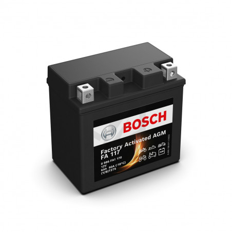 Batterie moto Bosch FA117 YTZ7S 12V 6AH 90A