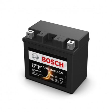 Batterie moto Bosch FA117 YTZ7S 12V 6AH 90A