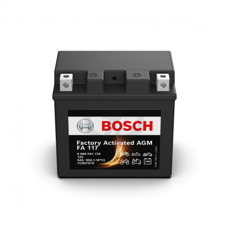 Batterie moto Bosch FA117 YTZ7S 12V 6AH 90A