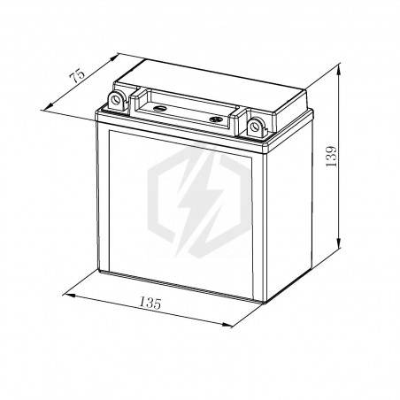 Batterie moto Bosch FA128 YB9L-A2 12N9-3B 12V 9AH 100A