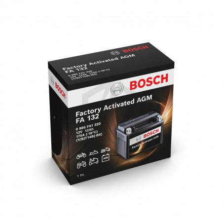 Batterie moto Bosch FA132 YT14B-BS 12V 12AH 175A