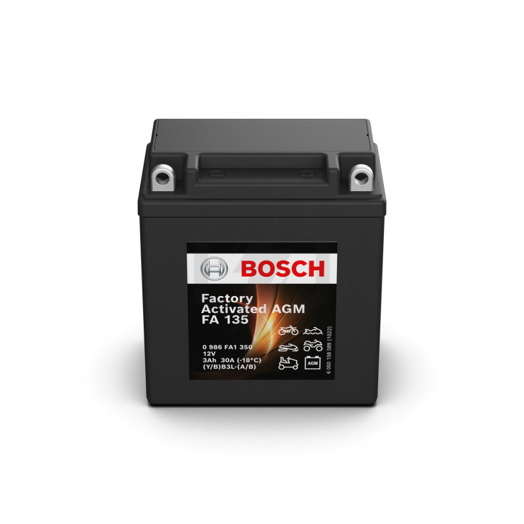 Batterie moto Bosch FA135 YB3L-A YB3L-B 12V 3AH 30A