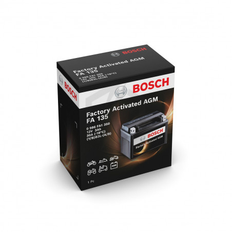 Batterie moto Bosch FA136 12N5.5-3B 12V 5.5AH 75A