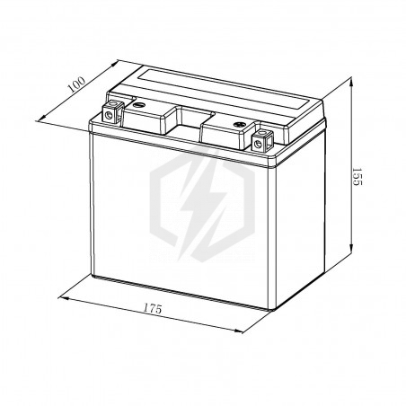 Batterie moto Bosch FA137 YB16L-B 12V 19AH 220A